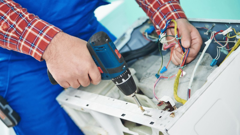 Altındağ Siemens Siemens çamaşır makinesi kart tamiri – Su almama arızası orijinal parça ile giderildi. - Teknik servis örneği